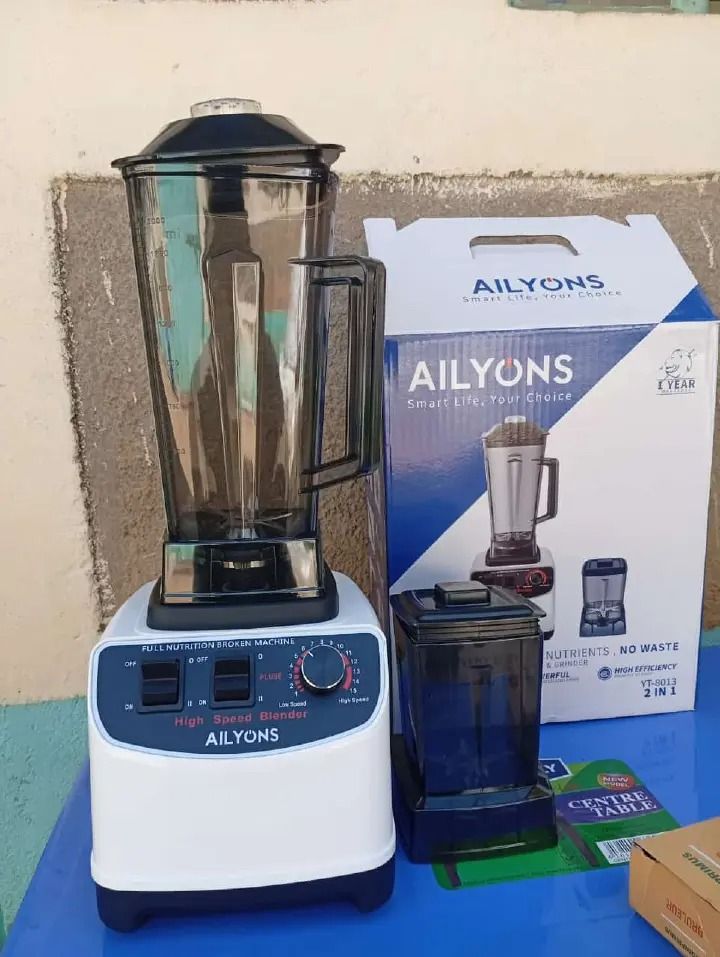 🌽🥭 PROMO! AILYONS 2in1 Commercial Blender YT-8013 with Grinder 🌀 High-Performance Motor 💪 Crushes Tough Ingredients Fast! 🥤 Perfect for Smoothies, Spices & More! 🫒🍅