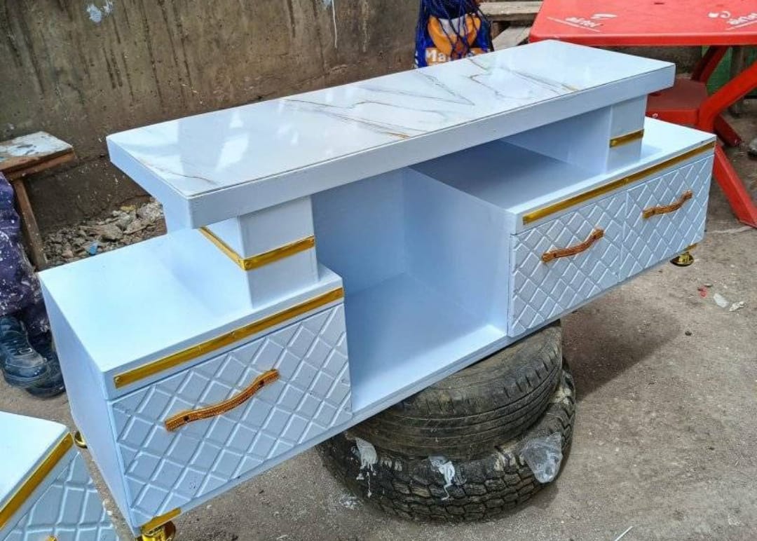 🌟✨NEW ARRIVAL✨🌟 5FT Elegant Marble Top Effect TV Stand 📺 with Built-in LED Lights 💡 | Modern 150cm Entertainment Unit 🛋️ | Fits TVs Up to 55” 📏 | Sleek Storage 🗄️ | 15kg Capacity 💪