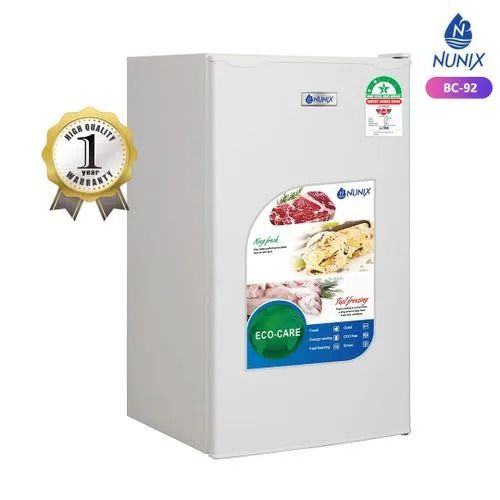 ❄️ Nunix 92L Compact ChillMaster 🧊✨ Single Door Fridge – Sleek Design, Energy Efficient, Space-Saving Cooling for Home, Office & Bedsitters 🏠❄️ MODEL BC-92 🚪🧃
