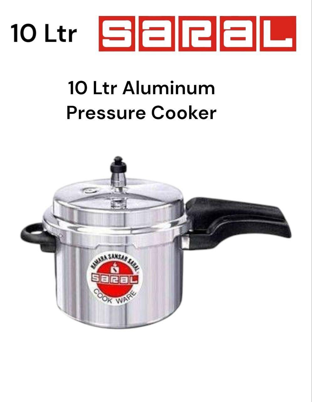 🔥 SARAL Premium Aluminium Pressure Cookers – High-Quality Fast Cooking Pots in 3L, 5L, 7.5L, 10L & 12L Sizes 🍲💨 Durable, Safe & Efficient for Every Kitchen 👩‍🍳👨‍🍳
