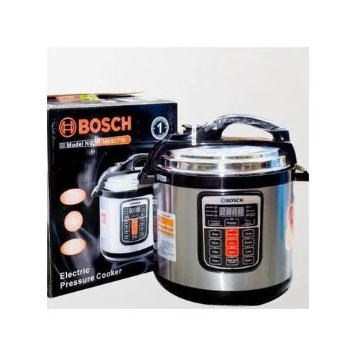 Bosch 6L Electric Pressure Cooker 🍲 | Multi-Function Cooking 🔥 | Fast & Energy-Efficient ⚡ | Digital Controls 🖥️ | Durable Stainless Steel Design 🖤 | Perfect for Family Meals 👨‍👩‍👧‍👦.