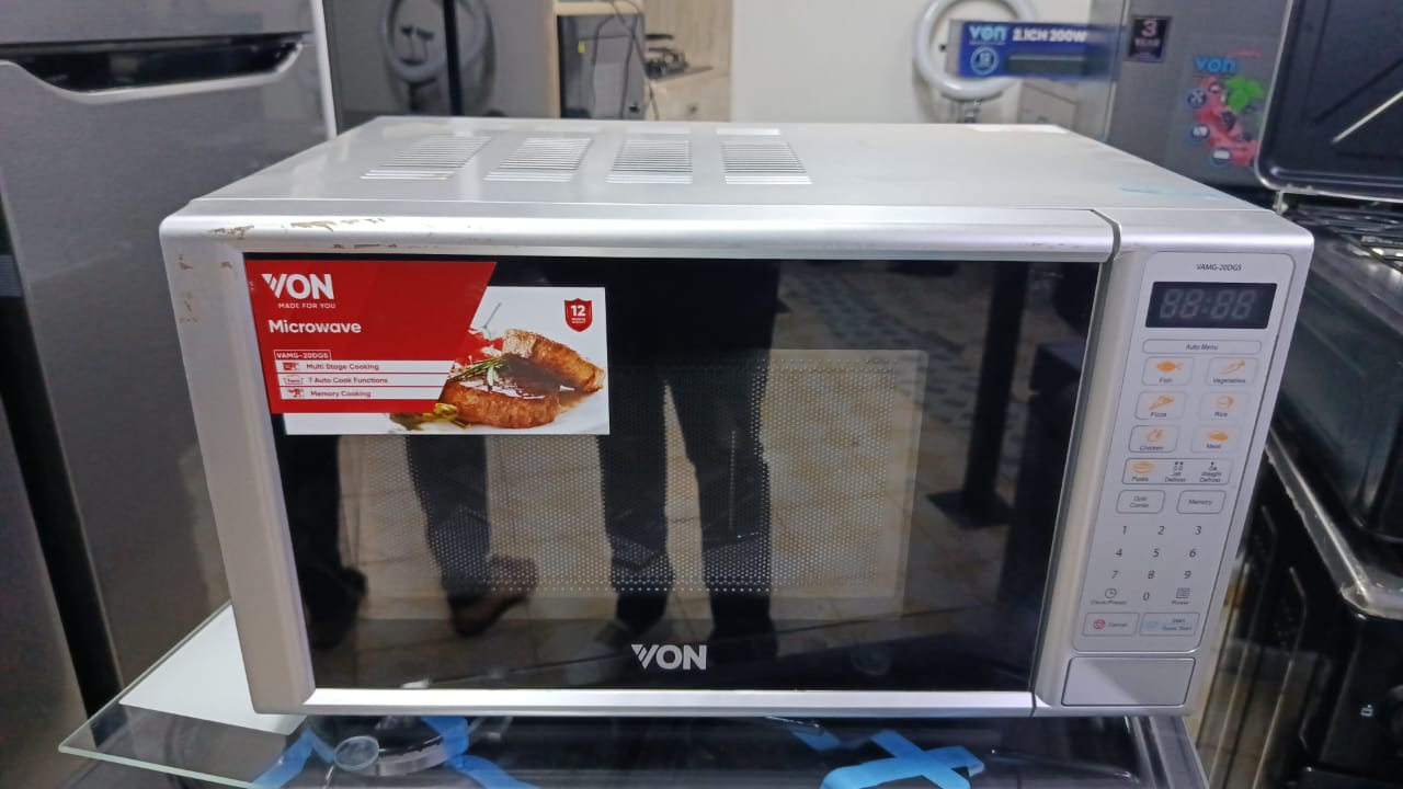 VON VAMAG 20DGS 20L Digital Microwave Oven 🍲 | Compact & Stylish Design 🖤 | Multi-Function Cooking ⚡ | Defrost ❄️ | Easy-Touch Controls 🖥️ | Perfect for Modern Kitchens 🏡