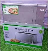 SYNIX MW1020-04D 20L Digital Microwave Oven with Grill Function – Stylish Compact Design, Multiple Cooking Settings, Fast Heating & Energy-Efficient Kitchen Essential Appliance 🍽️✨