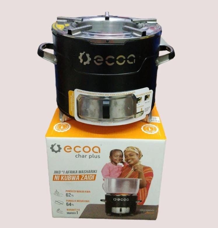 🔥 Ecoa Char Plus Stove – Home & Kitchen Medium Charcoal Jiko | Durable, Fuel-Saving & Eco-Friendly Cooking Stove | Formerly Jikokoa | Perfect for Indoor & Outdoor Use 🌿🍳