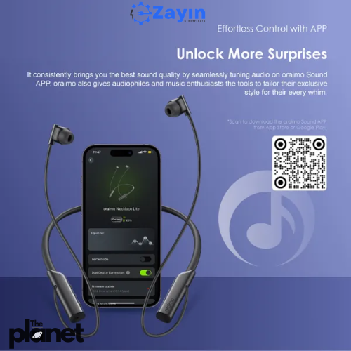Oraimo Necklace Lite Wireless Earphones – Lightweight Neckband with Deep Bass & Long Battery Life
Oraimo Neckband Bluetooth Earphones
Necklace Lite Wireless Headphones
Wireless Earphones