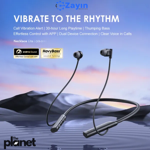 Oraimo Necklace Lite Wireless Earphones – Lightweight Neckband with Deep Bass & Long Battery Life
Oraimo Neckband Bluetooth Earphones
Necklace Lite Wireless Headphones
Wireless Earphones