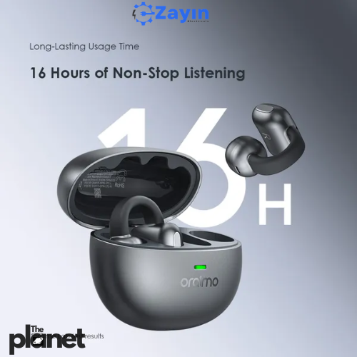 Oraimo OpenSnap N TWS Open-Ear Earbuds
Oraimo Open-Ear Clip-On Bluetooth Earbuds
Oraimo Air-Conduction Sport Earphones
Oraimo OpenFit Wireless Earbuds
Oraimo Lightweight Open Earbuds for Running