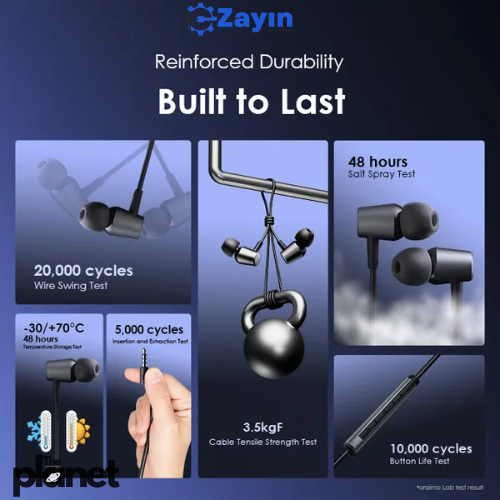 Oraimo Trumpet 3 Wired Earphones

Oraimo In-Ear HiFi Headphones

Oraimo Bass Sound Trumpet 3

Oraimo 3.5mm Jack Earphones with Mic

Oraimo Trumpet 3 Tangle-Free Earbuds