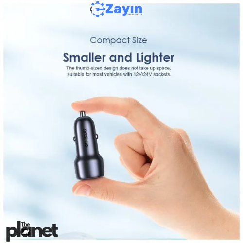 Oraimo 48W Dual Port Car Charger

Oraimo Bullet 48 PD QC Fast Car Charger

Oraimo Metal Body Car Charger

Oraimo Car Adapter with Smart Charging

Oraimo 48W Super Fast Charger for Cars