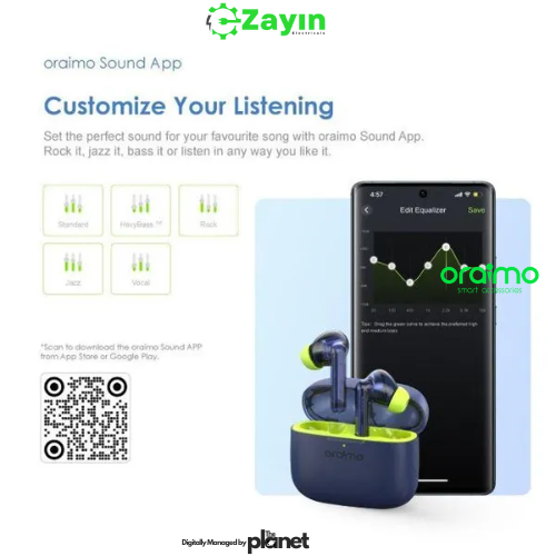 Oraimo FreePods Lite ENC TWS Earbuds

Oraimo Wireless Earbuds with Noise Cancellation

Oraimo Bluetooth 5.3 Earbuds

Oraimo Long Battery Earbuds

FreePods Lite True Wireless Stereo Earphones
