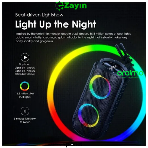 Oraimo 12W Bluetooth Speaker with FM

Oraimo Rover Portable Speaker

Oraimo Wireless Speaker with Bass & FM Radio

Oraimo Rover 12W Outdoor Bluetooth Speaker

Oraimo Multi-Input Wireless Soundbox