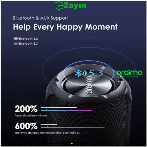 Oraimo 12W Bluetooth Speaker with FM

Oraimo Rover Portable Speaker

Oraimo Wireless Speaker with Bass & FM Radio

Oraimo Rover 12W Outdoor Bluetooth Speaker

Oraimo Multi-Input Wireless Soundbox