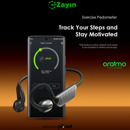 Oraimo OpenCirclet 2 Fitness Headphones

Oraimo Step Tracking Open-Ear Earphones

Oraimo Sports Headphones with IPX5

Oraimo Neckband with Open-Ear Design

Oraimo OpenCirclet 2 Sweatproof Earbuds