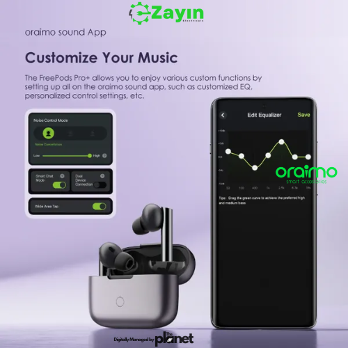 Oraimo FreePods Pro Plus TWS Earbuds

Oraimo Hybrid ANC Earbuds

Oraimo FreePods Pro+ 45dB Noise Cancelling Earphones

Oraimo Pro+ Bluetooth 5.2 Wireless Earbuds

Oraimo True Wireless Earbuds