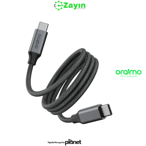 Oraimo MagCable 1M Type-C to Type-C Cable – 60W Fast Charging, Magnetic Anti-Tangle Design, Durable Nylon Braided
Oraimo Type-C to Type-C 60W Charging Cable
Oraimo 1M Magnetic USB-C Cable