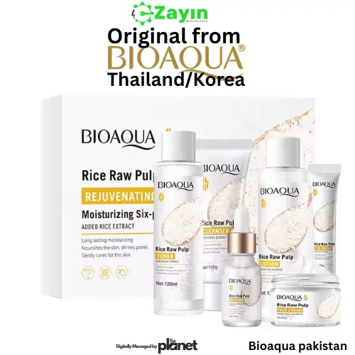 Bioaqua Rice NewSkin 6-Piece Skincare Set – Moisturizing & Firming Face Care Kit
Bioaqua Rice Whitening Skin Set
Bioaqua Moisturizing and Firming Skincare Kit
Bioaqua 6-Piece Face Set with Rice Extr
