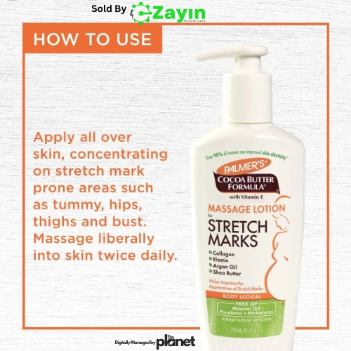 Cocoa Butter Massage Lotion for Pregnancy Stretch Marks
Pregnancy Lotion for Stretch Marks
Anti-Stretch Mark Body Lotion
Maternity Skin Care Lotion
Skin Repair Lotion
Palmer’s Stretch Mark Lotion