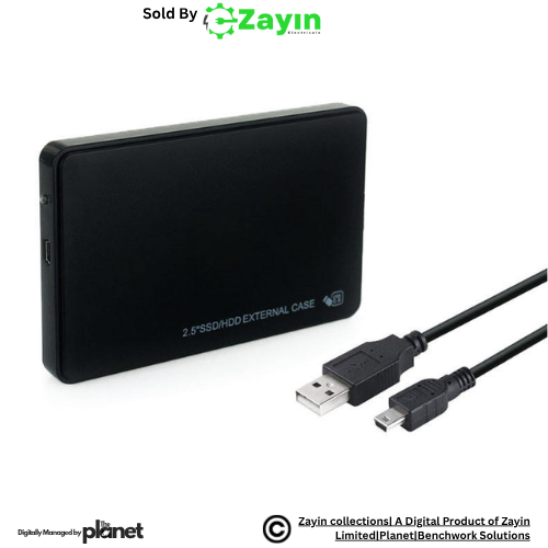 2.5 inch HDD enclosure, Laptop Hard Drive Case, SATA HDD to USB Adapter, USB 2.0 Hard Disk Casing, 2.5 External Hard Drive Cover, SSD Enclosure USB 2.0, HDD Box for Laptop Drive, USB Portable HDD Case