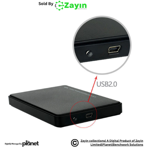 2.5 inch HDD enclosure, Laptop Hard Drive Case, SATA HDD to USB Adapter, USB 2.0 Hard Disk Casing, 2.5 External Hard Drive Cover, SSD Enclosure USB 2.0, HDD Box for Laptop Drive, USB Portable HDD Case