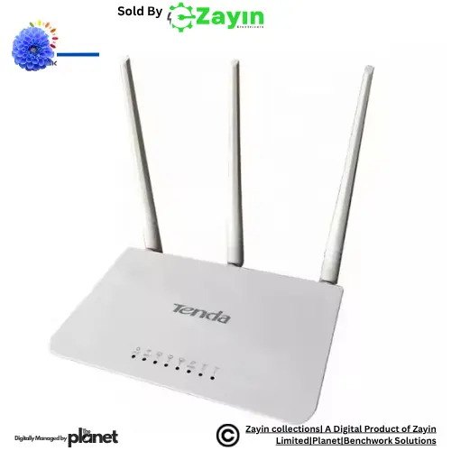 F3 Wireless N300 WiFi Router – Easy Setup, 3 High-Gain Antennas, Wide Signal Coverage | Sold by Zayin Electricals
Tenda F3 Easy Setup Router

300Mbps Wireless N Router

Long Range Home WiFi Router