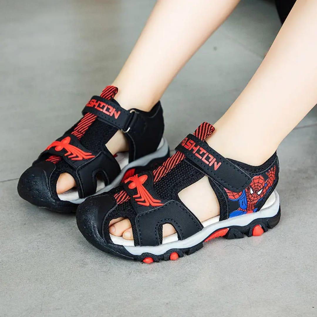 Spider-Man Kids Shoes losed toe toddler boys