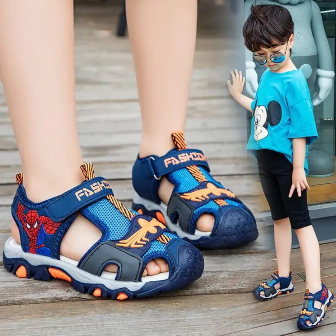 Spider-Man Kids Shoes losed toe toddler boys