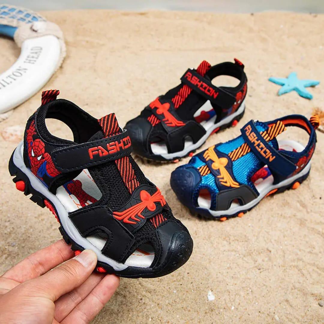 Spider-Man Kids Shoes losed toe toddler boys