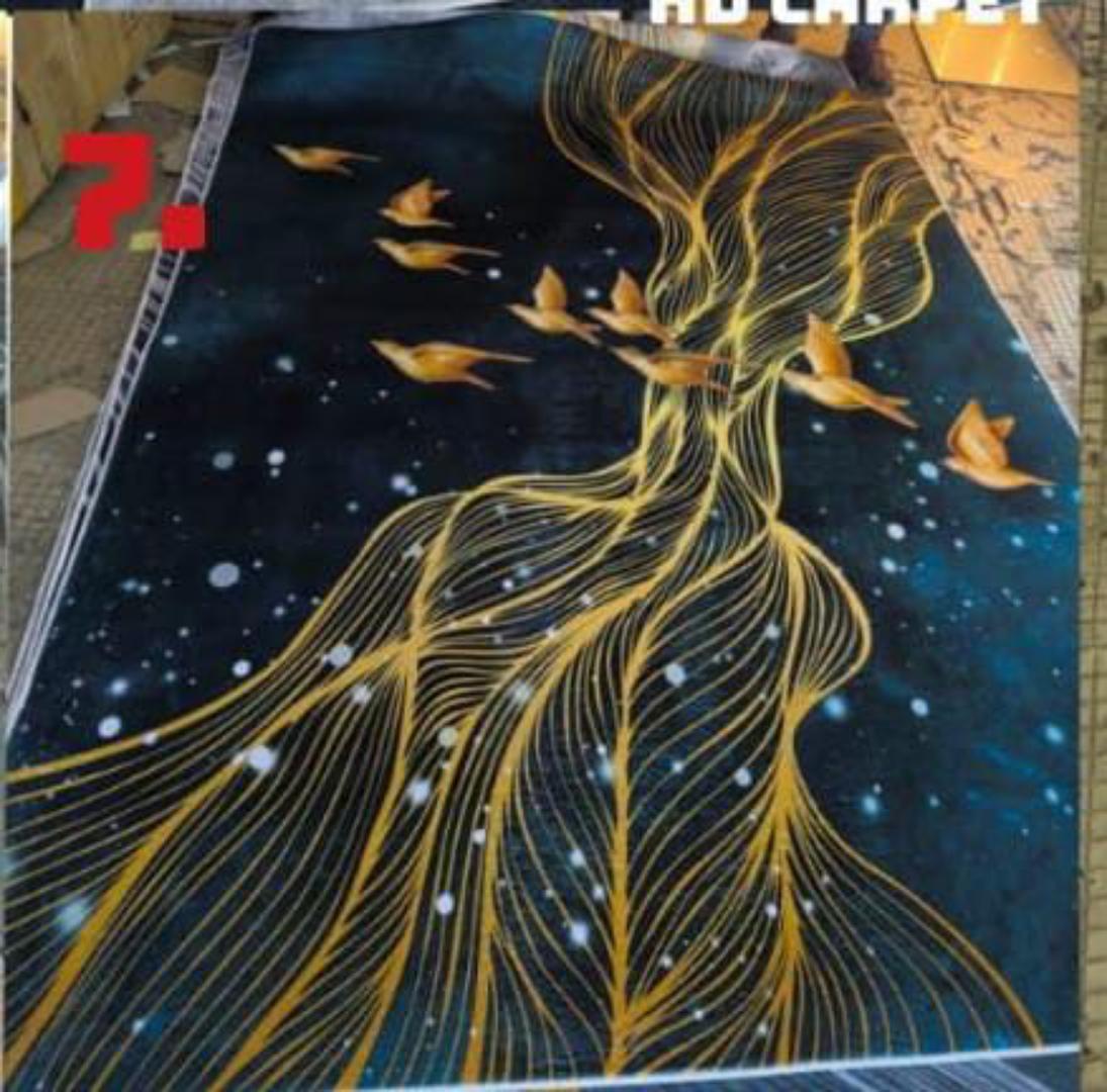 3D/HD Carpets, 7 by 10. Light Carpet