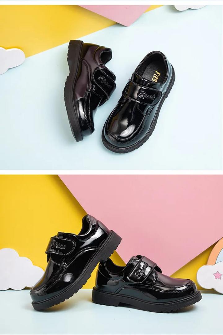 Boys Wetlook School Shoes. Boys Shoes. Boys School shoes. Size 38 only