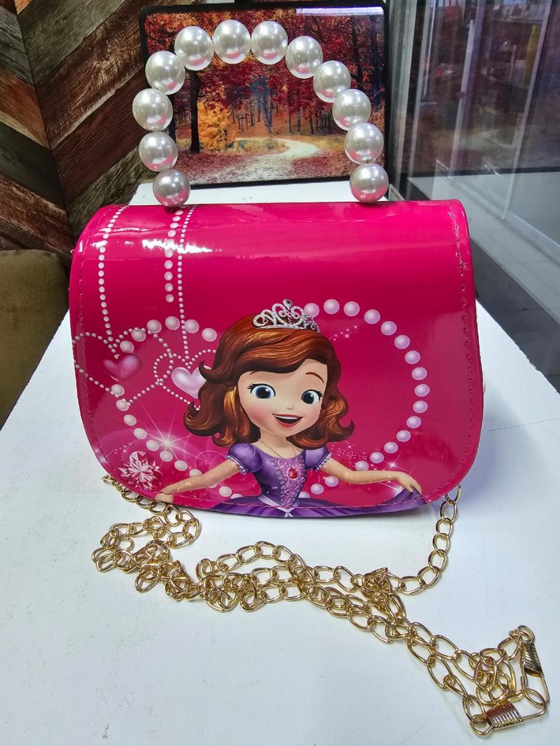Kids Sling Bags/ Girls Sling Bags. Cartoon Themed Sling Bags- Frozen Elsa and Sofia Sling Bags