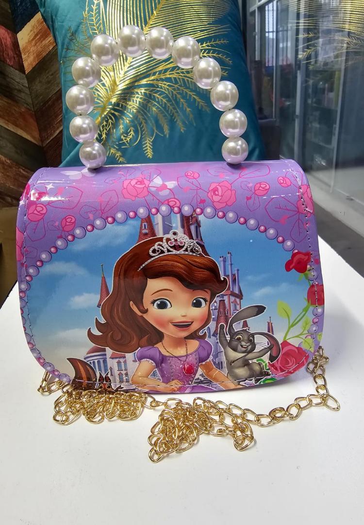 Kids Sling Bags/ Girls Sling Bags. Cartoon Themed Sling Bags- Frozen Elsa and Sofia Sling Bags