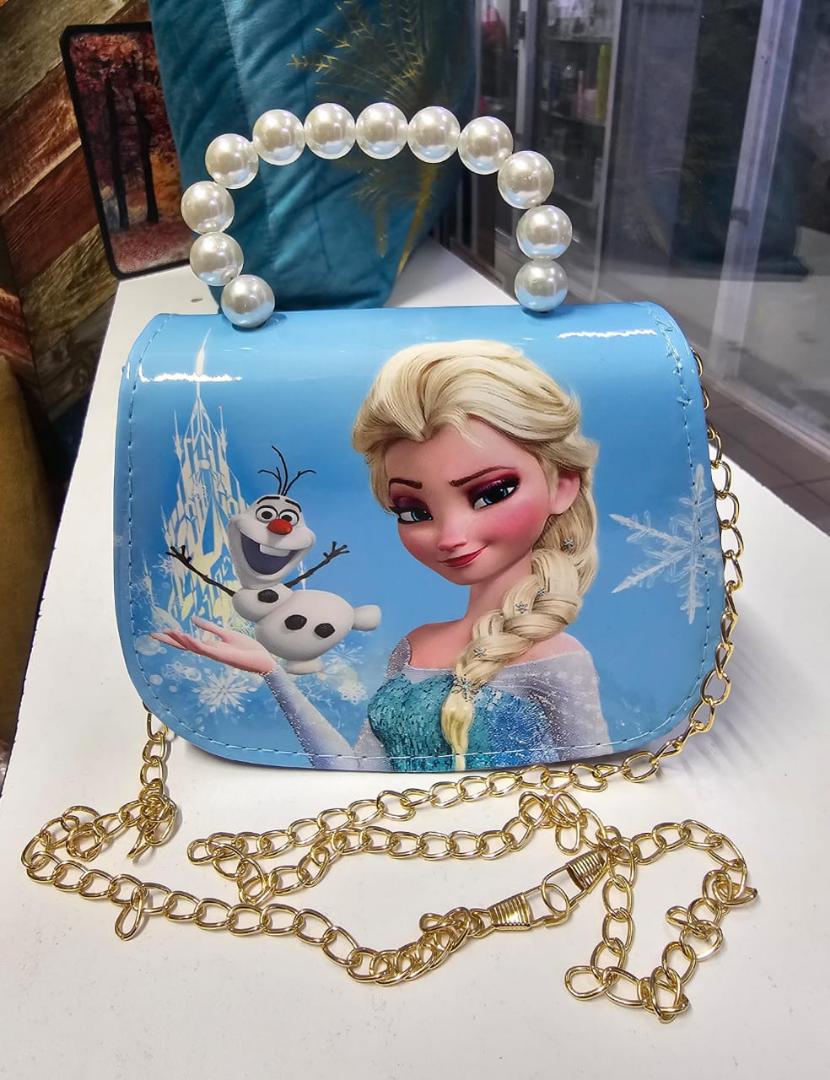 Kids Sling Bags/ Girls Sling Bags. Cartoon Themed Sling Bags- Frozen Elsa and Sofia Sling Bags