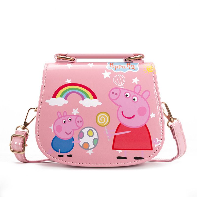 Kids Sling Bag/ Girls Sling Bag. Cartoon Themed Sling Bags- Peppa Pig Sling Bags
