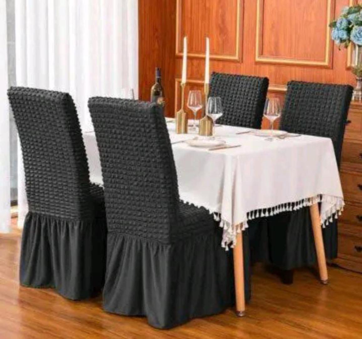 Bubbles Dining Set Seat Covers( 6 Pieces).
Dining Seat Covers.