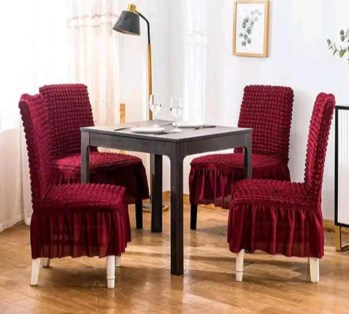 Bubbles Dining Set Seat Covers( 6 Pieces).
Dining Seat Covers.
