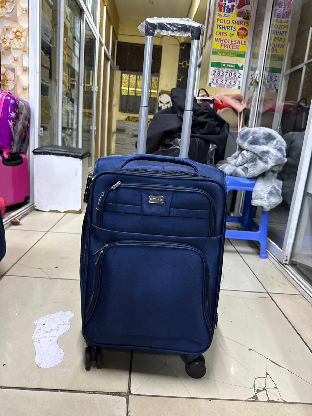 Fabric Suitcases. Small, Medium, Large