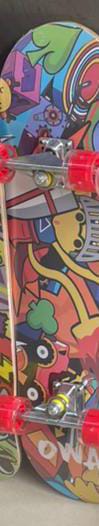 Long Skate Board  80cm long
✅With Grip Tape/ Antislide at the top
✅Rubber wide wheels 
✅Cool Graffiti designs