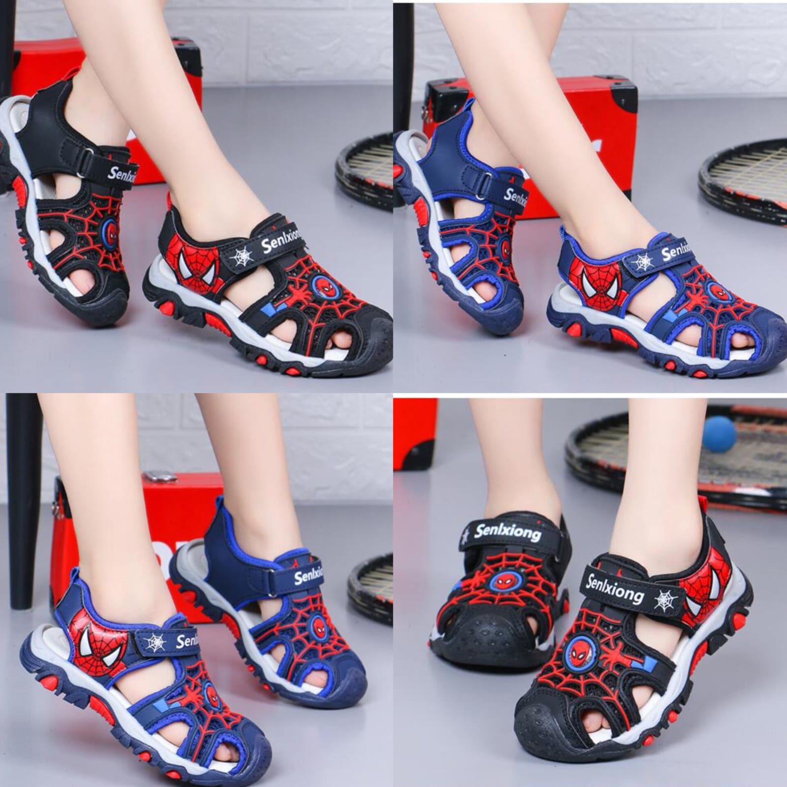 Spider-Man Fashion Sandals/Open Shoes for Kids. Boys Open Shoes/Sandals