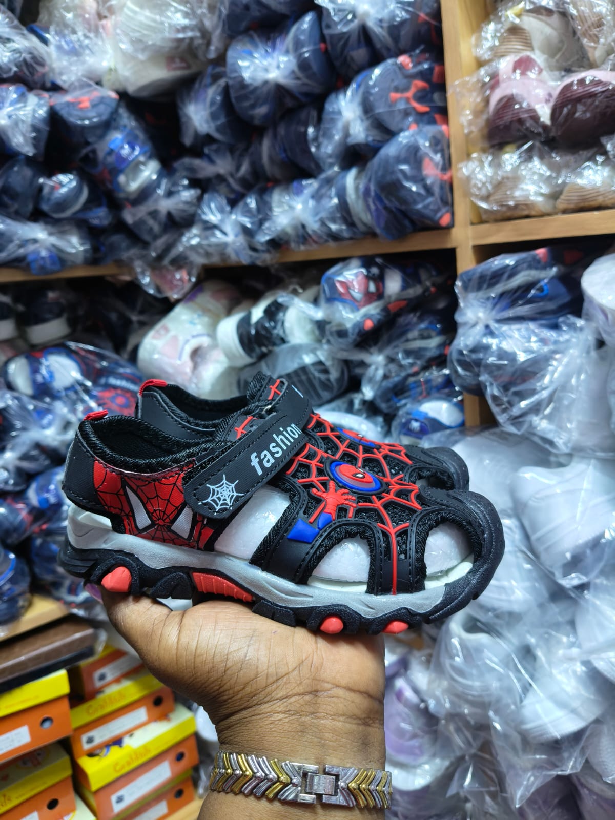 Spider-Man Fashion Sandals/Open Shoes for Kids. Boys Open Shoes/Sandals
