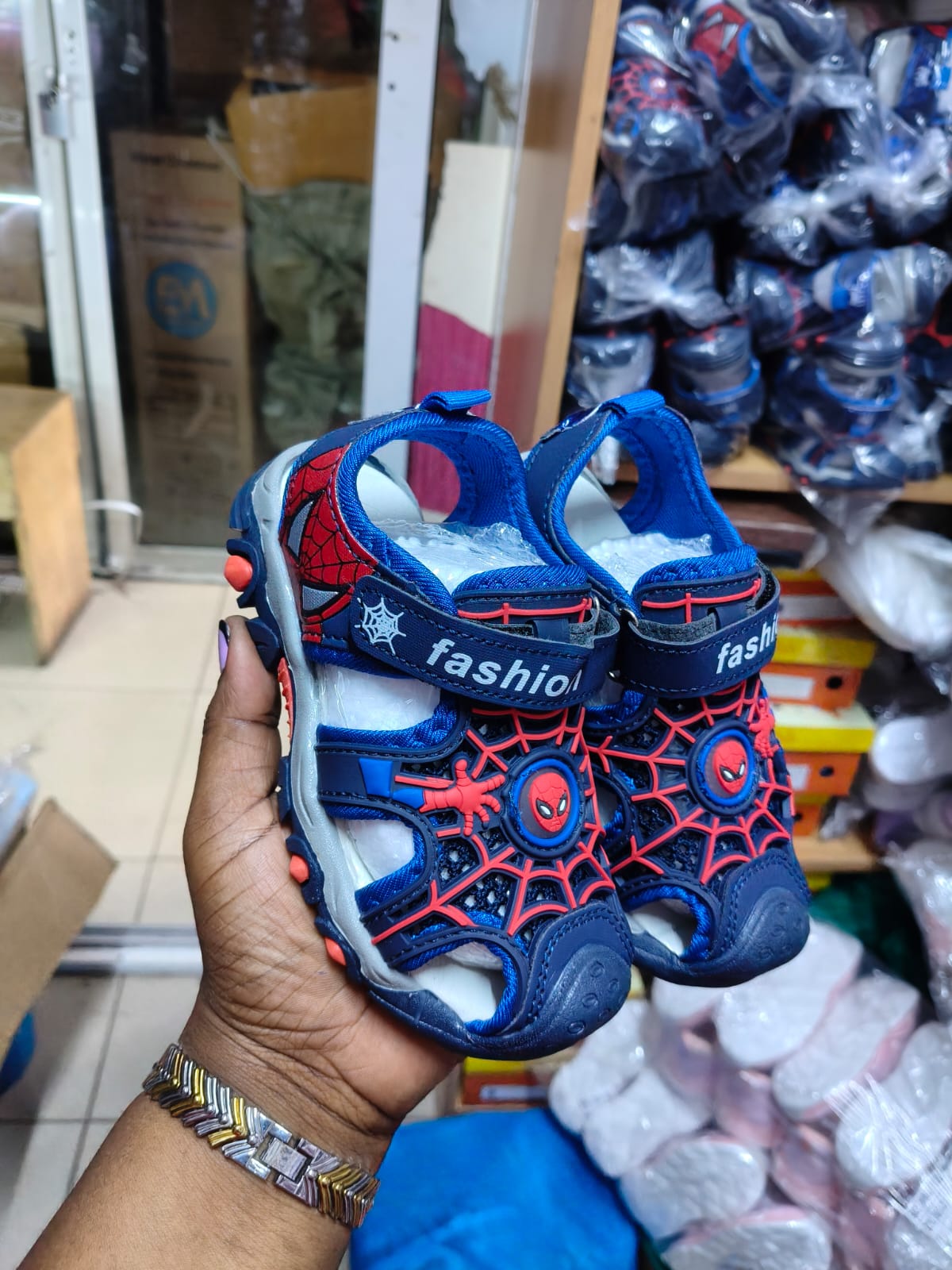 Spider-Man Fashion Sandals/Open Shoes for Kids. Boys Open Shoes/Sandals