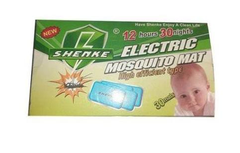 Shenke Electric Mosquito Mats. 100% Effective. 1 Mat works for 12 hours. Enjoy big discount when you purchase a set of Ten Boxes