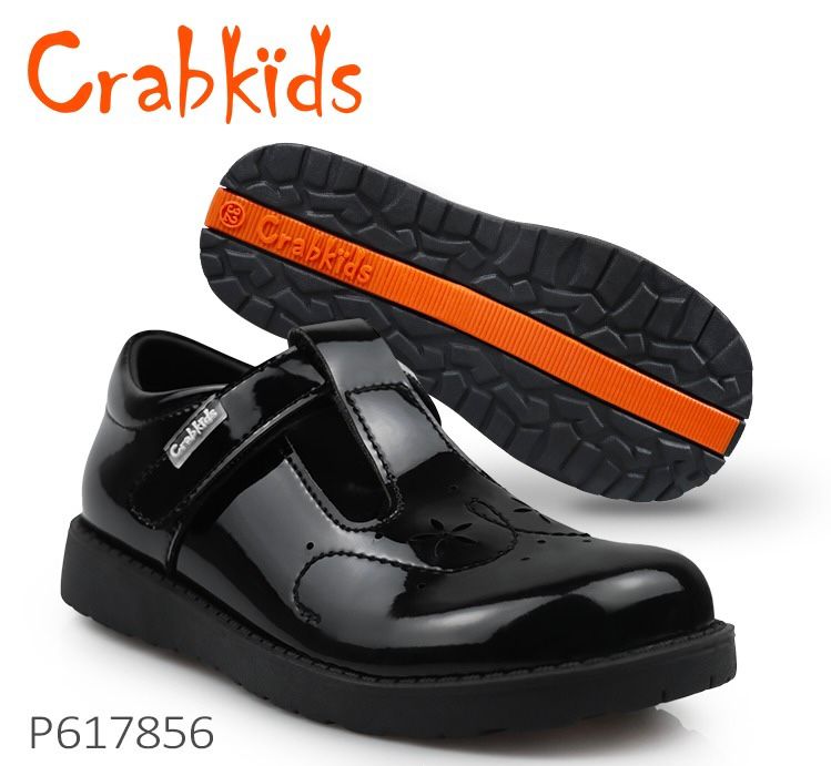 Crabkids School Shoes. Girls School Shoes. Wetlook School Shoes for Girls. Can also be used as Doll Shoes. Size 25-42. Small Fitting, Pick Next Size