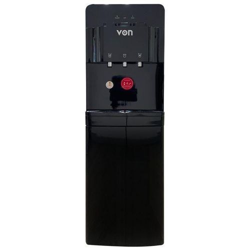 VON Water Dispenser 3 Tap Hot & Cold & Normal Electric Cooling With Cabinet -Black
