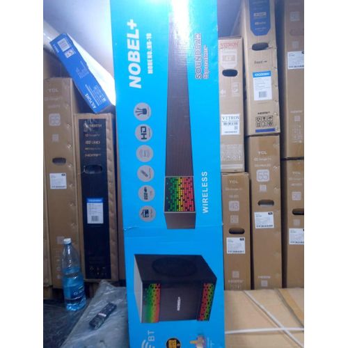 Nobel NB_10 SOUNDBAR SYSTEM, 2.1CH, DEEP BASS BLAST, WIRELESS SUB WOOFER, 3D SURROUND SOUND, DOLBY ATMOS TECHNOLOGY, CRISP, DYNAMIC SOUND, DIGITAL AMPLIFIER, BLUETOOTH, HDMI ARC, OPTICAL CABLE, AUX, U