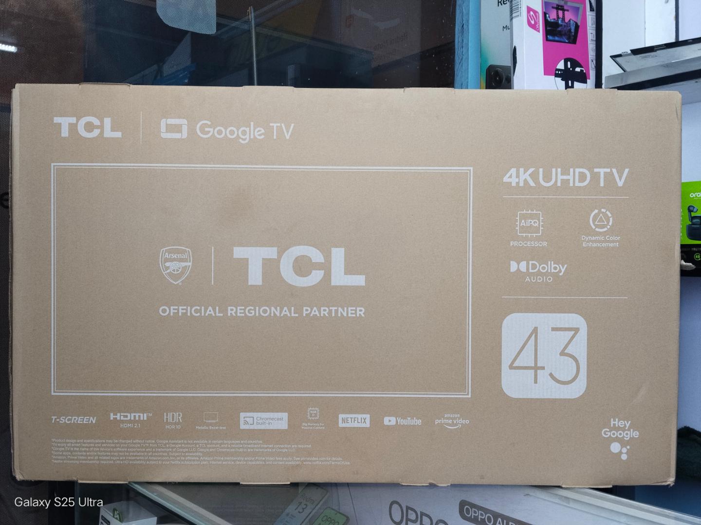 TCL 43V6B 4K HDR GOOGLE TV