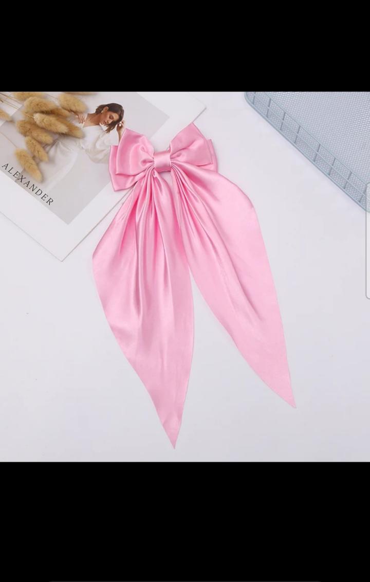 Hair Bows For Women Large Bow Hair Clip Soft Long Tails Metal Clips Bow Tie Hair Clip For Women Girls Accessories