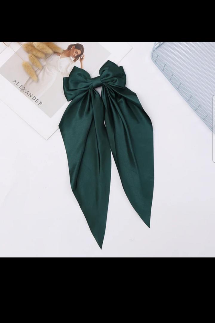 Hair Bows For Women Large Bow Hair Clip Soft Long Tails Metal Clips Bow Tie Hair Clip For Women Girls Accessories
