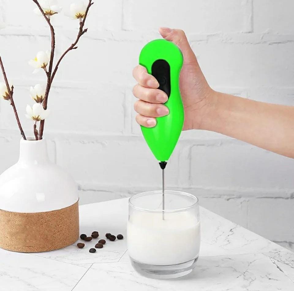 COFFEE WHISK FROTHER HAND MIXER MILK FROTHER FOR COFFEE - FROTHER HANDHELD FOAM MAKER FOR LATTES, ELECTRIC WHISK DRINK MIXER MINI FOAMER FOR CAPPUCCINO, FRAPPE, MATCHA, HOT CHOCOLATE
