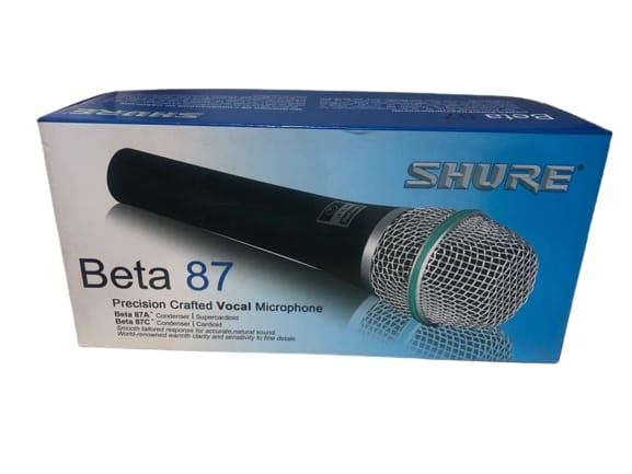 Sure beta 87 handheld super cardioid condenser microphone