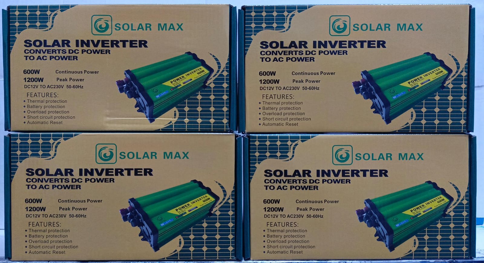 Solarmax Solar Power Inverters Full Power 600 Watts Peak 1200W